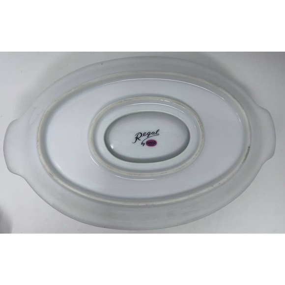 Regal by Sango Japan Gravy Boat‎ Attached Under Plate Double Pour Spout Bowl - Picture 3 of 3